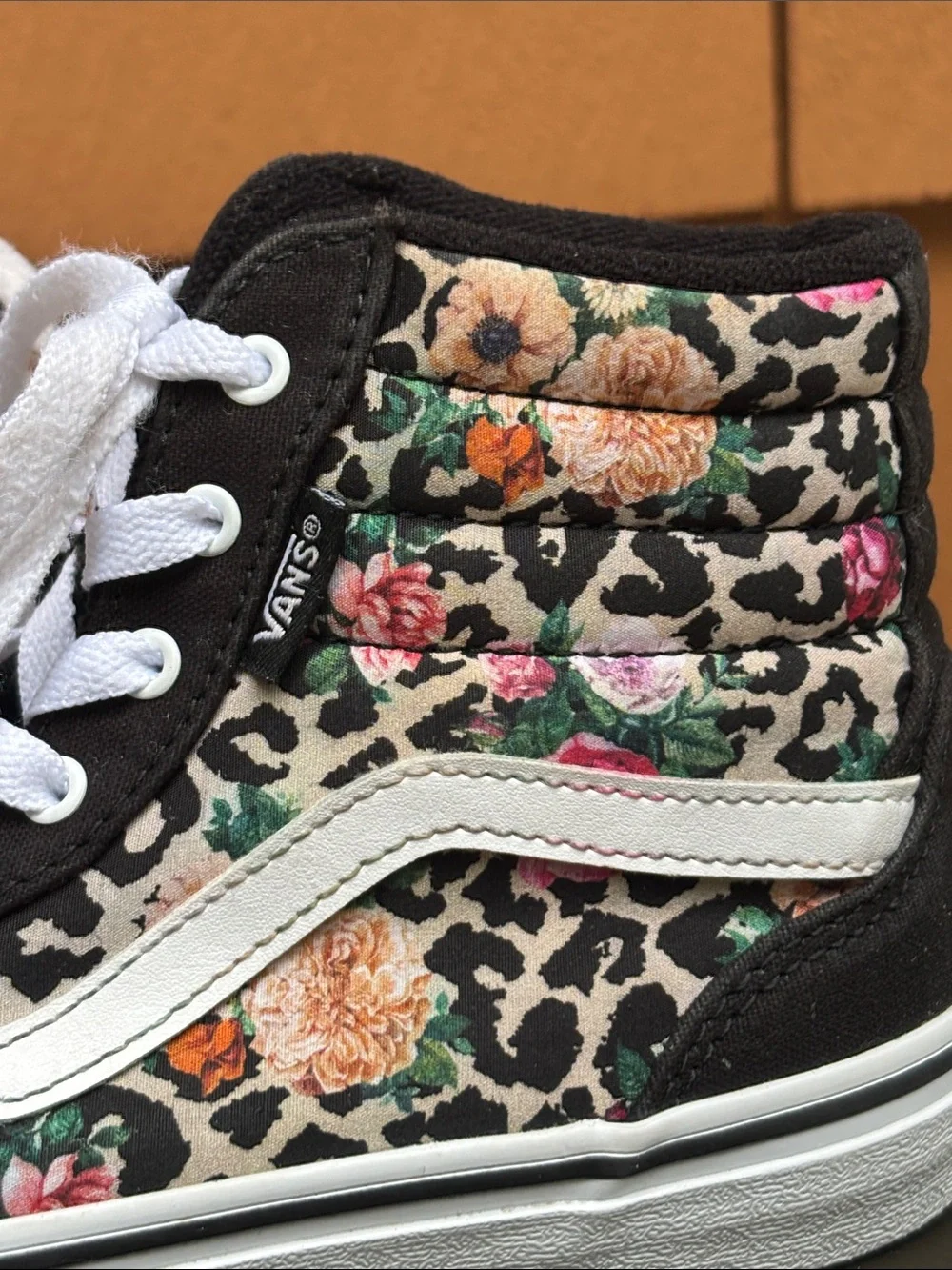 Vans floral leopard